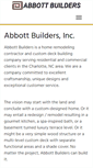 Mobile Screenshot of abbottbuilder.com